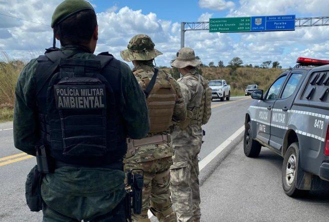 As ações da Operação Nárke II vêm se desenvolvendo desde a última segunda-feira (24), também nas divisas com os estados do Rio Grande do Norte e Ceará.  